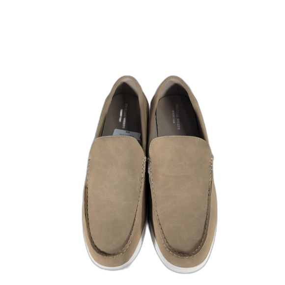Men's Vegan Suede Slip-On CUTLER Loafer by Mutual Weave, Desert Sand, Size 13 - Picture 5 of 7